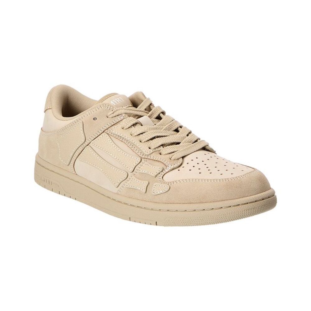 Amiri Leather & Suede Sneaker, Beige